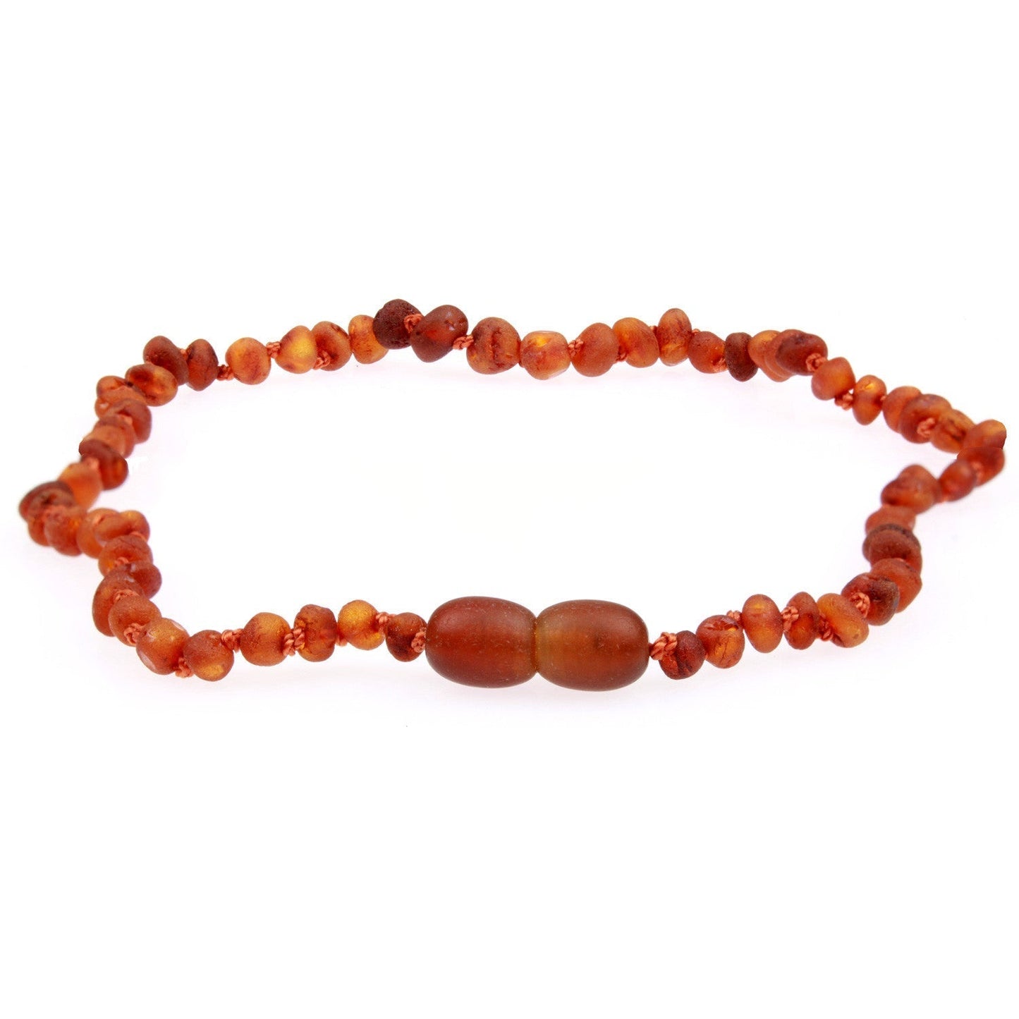 Baltic Amber Necklace - Raw Cognac - Children's